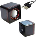 Wozlo Siyah Mini Usb Speaker Usb Hoparlör