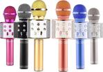 Ws-858 Sihirli Bluetooth Karaoke Gri̇ Mikrofon Usb Kart Girişi