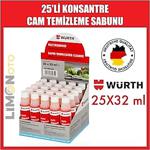 Würth 32 ml 25'li Konsantre Cam Temizleme Sabunu