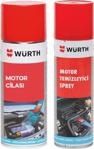 Würth Motor Temizleyici Sprey 500 ml + Würth Koruma Cilası 400 ml