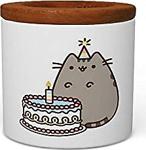 Wuw Pusheen Doğumgünü Ahşap Kapaklı Seramik Kalemlik