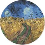Wuw Van Gogh Wheatfield With Crows Yuvarlak Mouse Pad