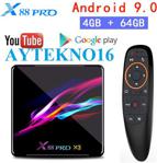 X88 Pro X3 8k 4gb 64gb Tv Box Amlogic S905x3 Android 9.0 G10 Air Sesli Kumanda 1000m Dual Wifi