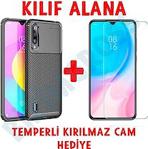 Xiaomi Mi 9 Lite Kamera Korumalı Telefon Kılıfı + Cam