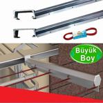 Yamanlar Pen Balkon Çamaşır Kurutma Askılıgı Kare Alüminyum 60X25