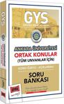 Yargı Yayınevi Yargı Yayınları Gys Ankara Üniversitesi Ortak Konular Konu Özetli - Açıklamalı Soru Bankası