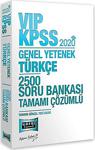 Yargı Yayınları 2020 Kpss Vip Türkçe Tamamı Çözümlü 2500 Soru Ban