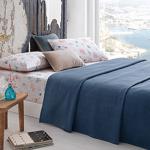 Yataş Bedding Aqua Pike Takımı %100 Pamuklu Lacivert Tek Kişilik