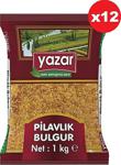 Yazar 1000 Gr 12'Li Paket Şehriyeli Pilavlık Bulgur