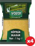 Yazar 1000 Gr 4'Lü Paket Köftelik Bulgur