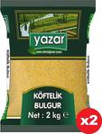 Yazar 2000 Gr 2'Li Paket Köftelik Bulgur