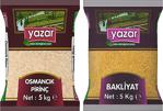 Yazar 2'Li Kumanya Gıda Ziyafet Paketi 5 Kg. Osmancık Pirinç + 5 Kg. Pilavlık Bulgur - 5 Kg