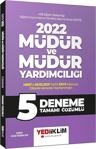 Yediiklim Yayınları 2022 Meb Ekys Müdür Ve Müdür Yardımcılığı Tamamı Çözümlü 5 Deneme