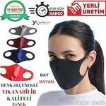 Yıkanabilir Nano Siyah Koruyucu Kumaş Maske Yüz Ağız Maskesi