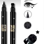 Yıldız Bir Tarafı Kalem Bir Tarafı Yıldız Baskılı Eyeliner