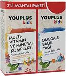 You Plus Kids Omega 3 Balık Yağı Şurubu + Multivitamin Ve Mineral Kompleksi