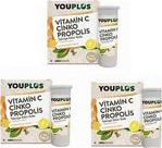 Youplus Vitamin C Çinko Propolis 20 Efervesan Tablet 3\'Lü Paket