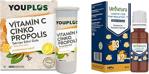 Youplus Vitamin C Çinko Propolis 20 Efervesan Tablet Ve Venatura Vitamin D3 Ve K2 20Ml Damla