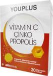 Youplus Vitamin C Çinko Propolis 20 Efervesan Tablet