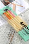 Yoyoso Yeniden Kullanabilir 10 Çift Bambu Ahşap Chopstick Seti Renkli
