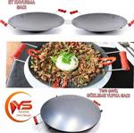 Ys Yaramiş 40Cm Wok Tava Saç Kavurma Et / Yufka Gözleme Bazlama Ekmek Sacı Vok