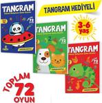 Yükselen Zeka Yayınları 3-6 Yaş Tangram Ve Dikkat Geliştirme Seti