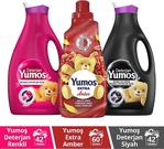 Yumoş Çamaşır Yumuşatıcısı Amber 1440 Ml + Sıvı Deterjan Renk 2520 Ml + Sıvı Deterjan Siyah 2520 Ml