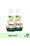 Yumoş Extra Doğal Özler Aloe Vera & Yasemin 1.2 lt 50 Yıkama 2'li Çamaşır Yumuşatıcı