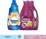 Yumoş Extra Lilyum Konsantre Yumuşatıcı 1440 Ml + Renkli Giysiler Için Deterjan 2520 Ml X2