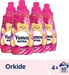 Yumoş Extra Yumuşatıcı Yabani Orkide & Yasemin 60 Yıkama - 4'Lü Paket