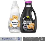 Yumoş Uzman Beyaz Koruma Konsantre Yumuşatıcı 1200 Ml + Sıvı Bakım Deterjanı Solmayan Siyahlar 2520 Ml