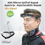 Yüz Siperliği - Tigra Yüz Koruyucu Siperlik - 430 Mikron Kaliteli