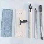 Zambak Plastik Tablet Mop Yedek Set 105Cm Metal Sopa,Cırtlı Plastik Palet+Paspas