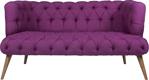 Ze10 Design West Monroe Loveseat İkili Kanape Mor