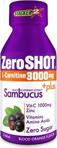 Zero Shot 60 Ml 3000 Mg L-Carnitine + Plus Sambucus - Kan Portakalı