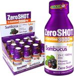 ZeroSHOT 3000 mg L-Carnitine + Plus Sambucus 12 x 60 ml