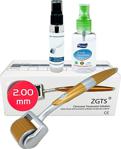 Zgts Gold Line Dermaroller 2.00Mm + Dezenfektan Hediye Titanyum 192 İğneli Vücut İçin Derma Roller