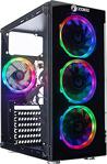 Zoko Young 4X12Cm Autoring Rgb Fan Temper Cam Gaming Kasa