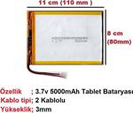 Zonko K105 10.1'' Tablet Batarya - Pil