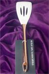 Zuccihome Metalik Saplı Silikon Spatula - Bronz