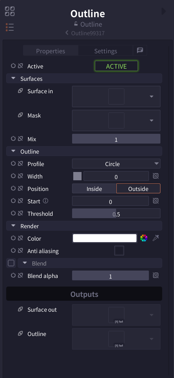 Outline Interface