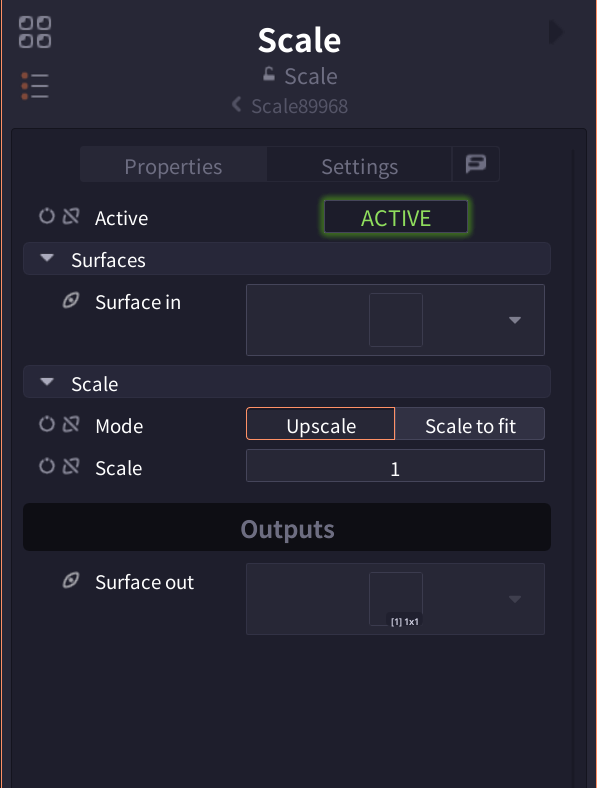 Scale インターフェース