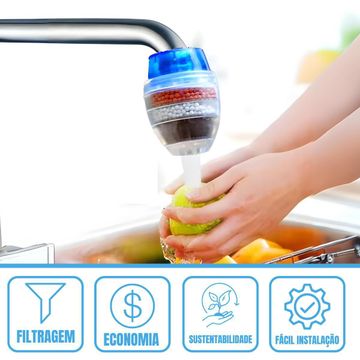 Filtro purificador de água para torneiras 