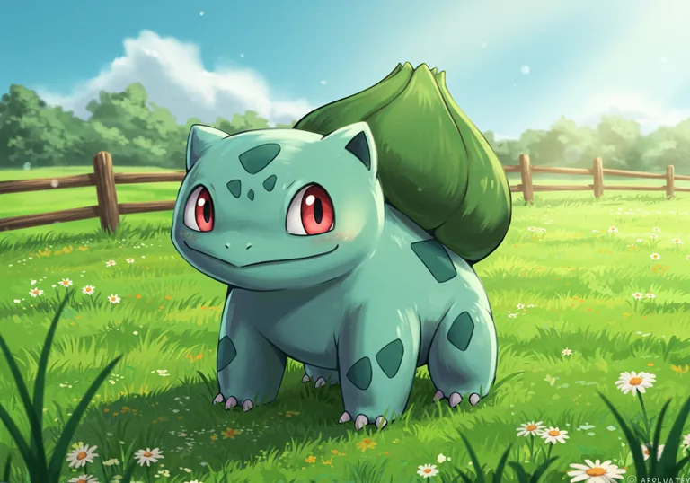 Portrait of Bulbasaur
