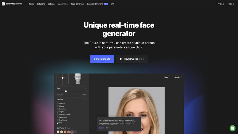 Facegenerator AI Tool for Avatar Generating Reviews and Alternatives