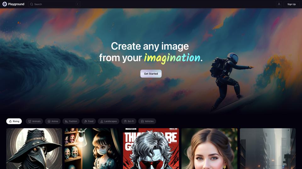 Playground AI - AI Tool for Image generating - Reviews and Alternatives