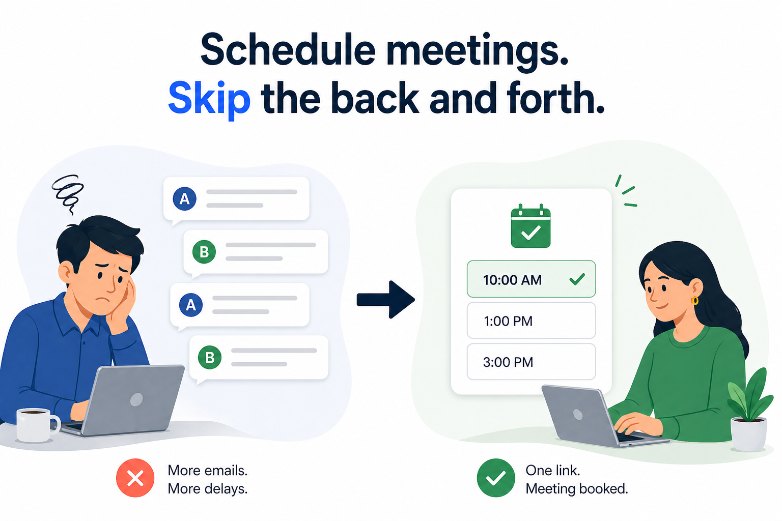 How to Stop Back and Forth Emails When Scheduling Meetings