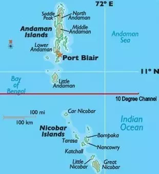 Which channel separates little Andaman from Car Nicobar? - Quora