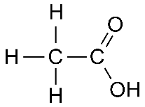 Acetic acid Formula