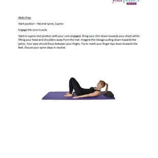 Pilates PDF, Pilates Exercise Sheets